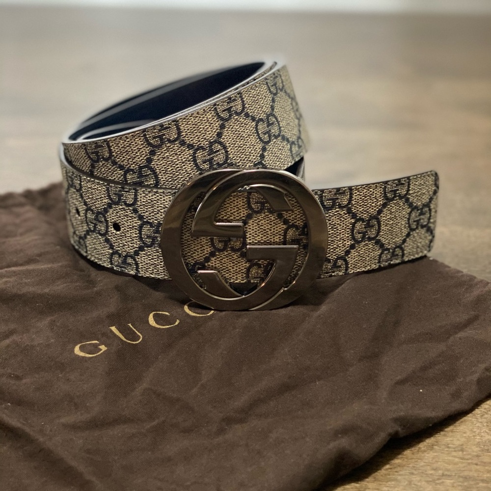 Gucci Monogram Belt